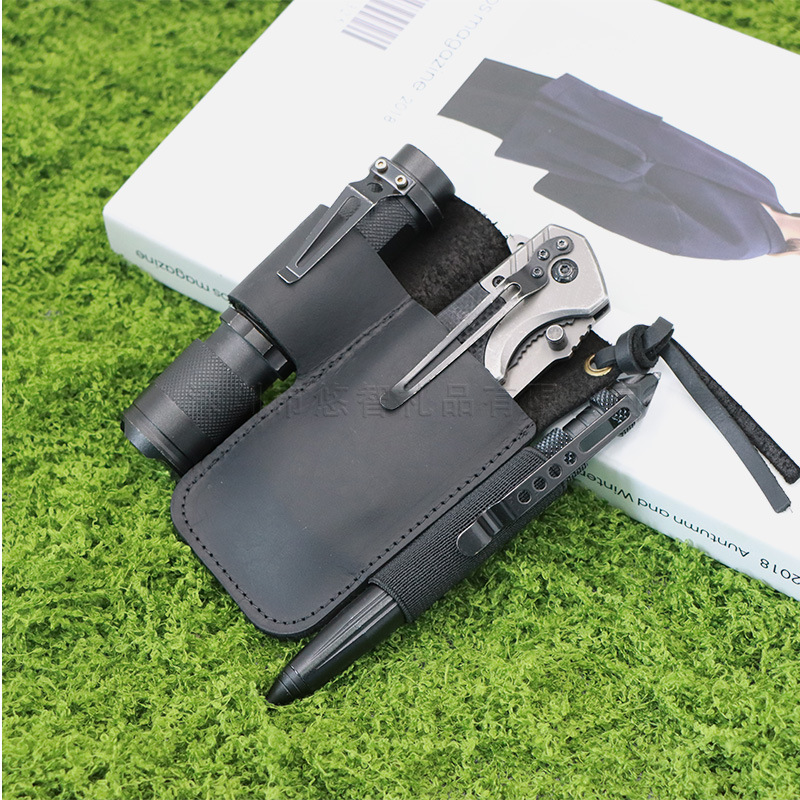 Leather EDC Tool Pouch Outdoor - Edc Carry Fanny Pack recension och pris