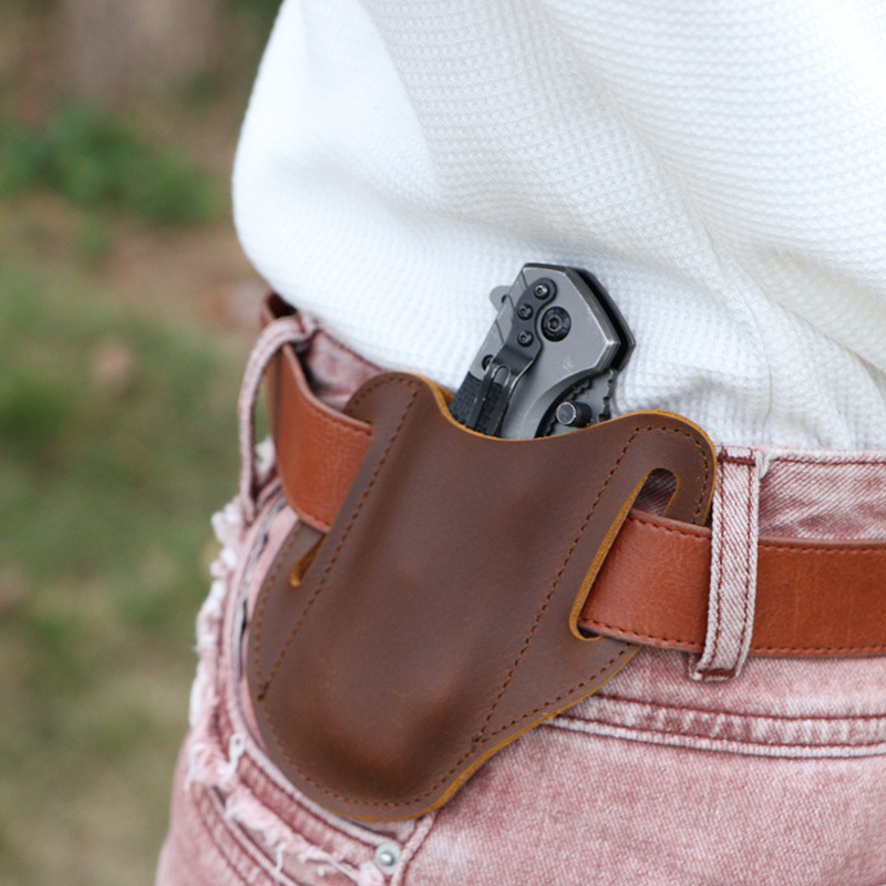 Leather EDC Tool Pouch Outdoor - Edc Carry Fanny Pack recension och pris