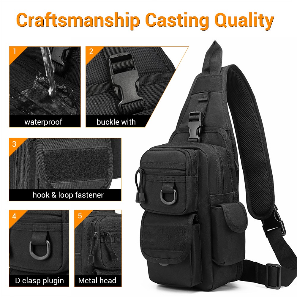Tactical Pistol Bag Concealed  - Edc Concealed Carry Sling Bag recension och pris
