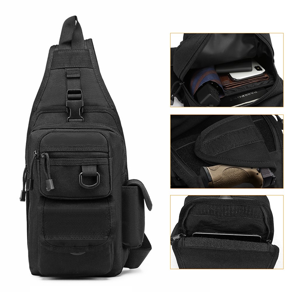 Tactical Pistol Bag Concealed  - Edc Concealed Carry Sling Bag recension och pris