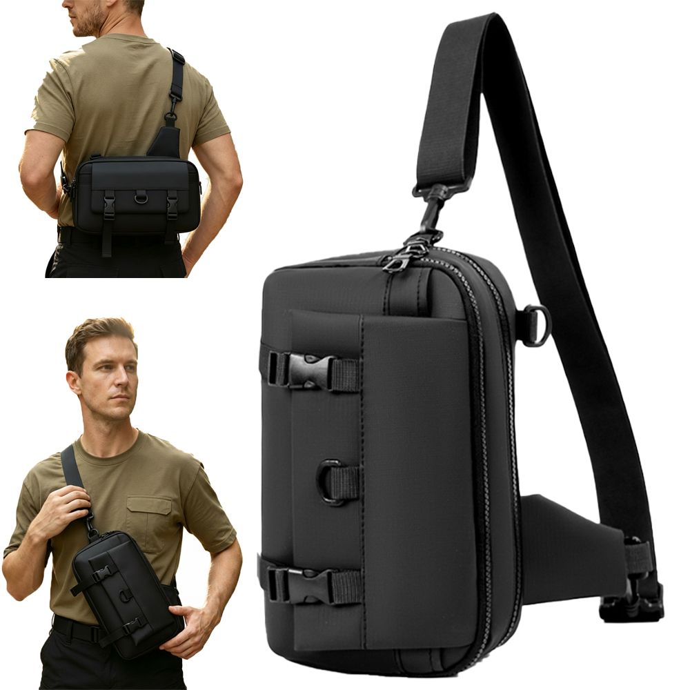 Tactical Pistol Gun Bag Concea - Edc Concealed Carry Sling Bag recension och pris