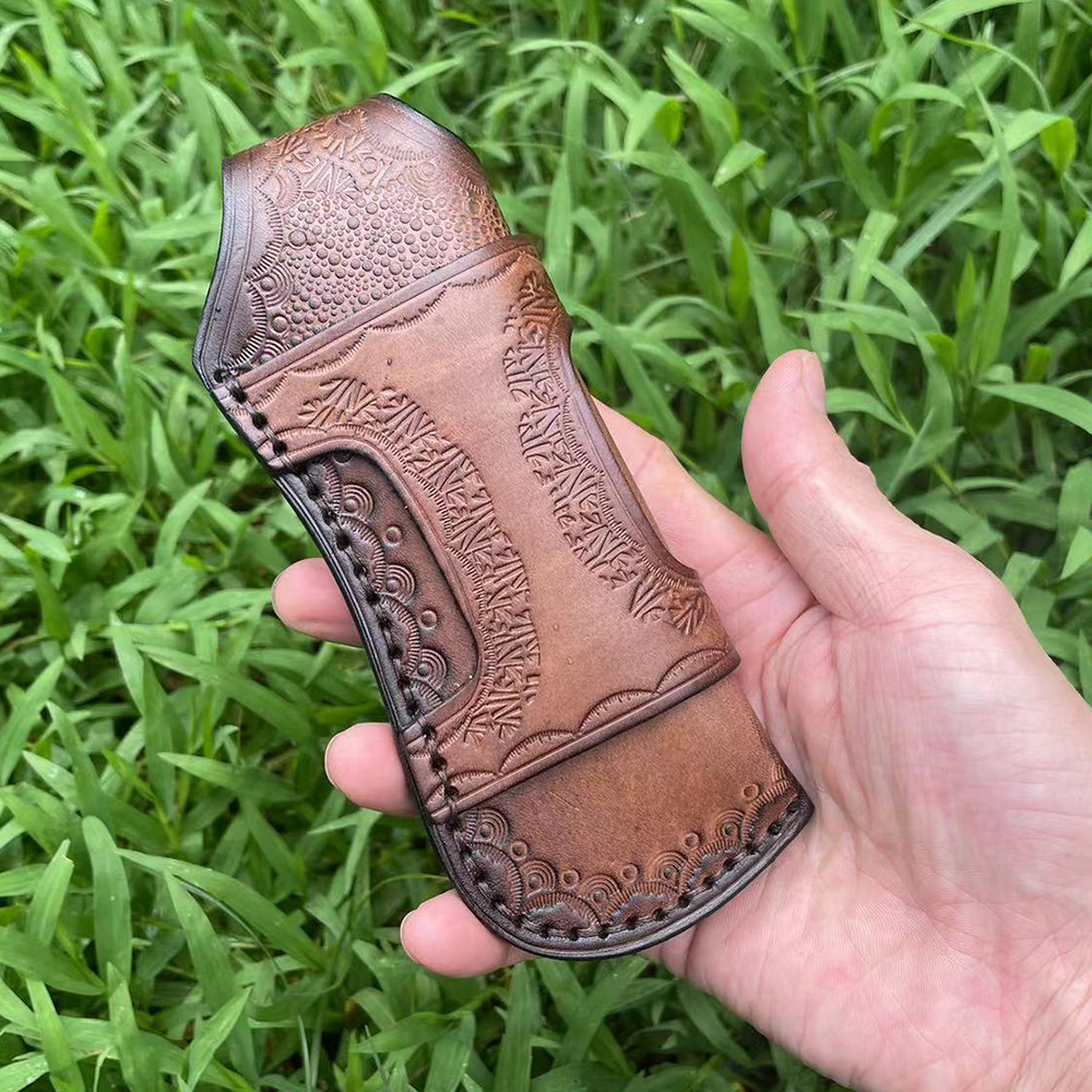 Large Size First Layer Cowhide - Edc Everyday Carry Knives recension och pris