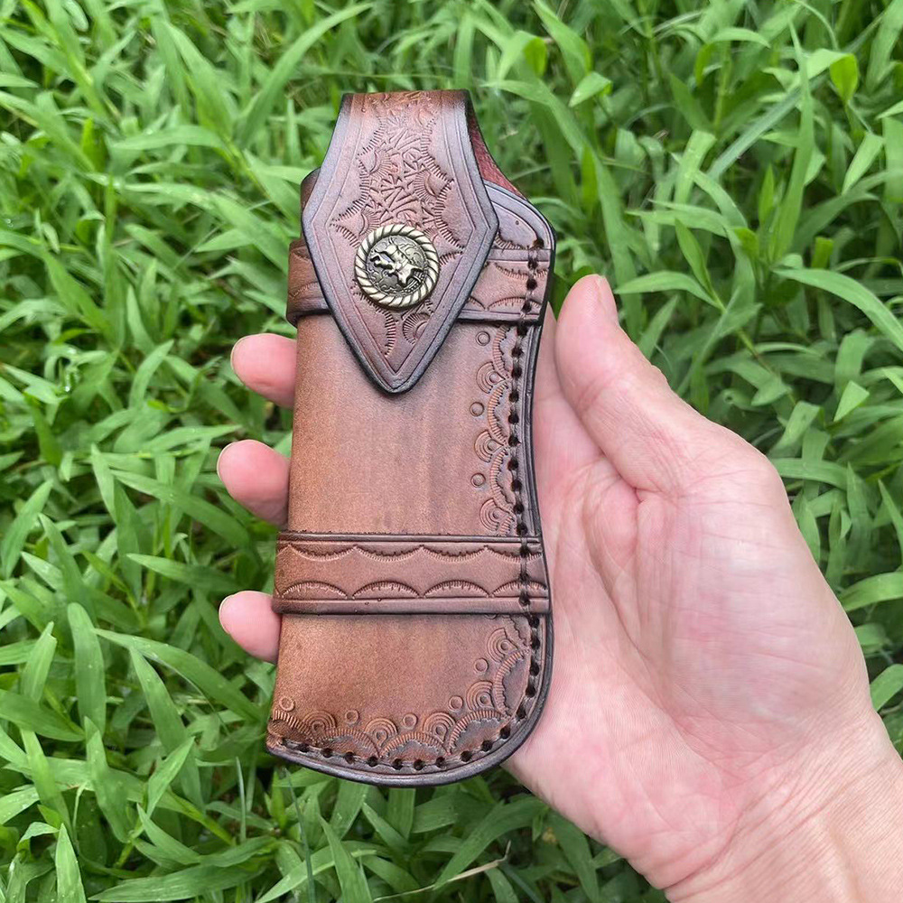 Large Size First Layer Cowhide - Edc Everyday Carry Knives recension och pris