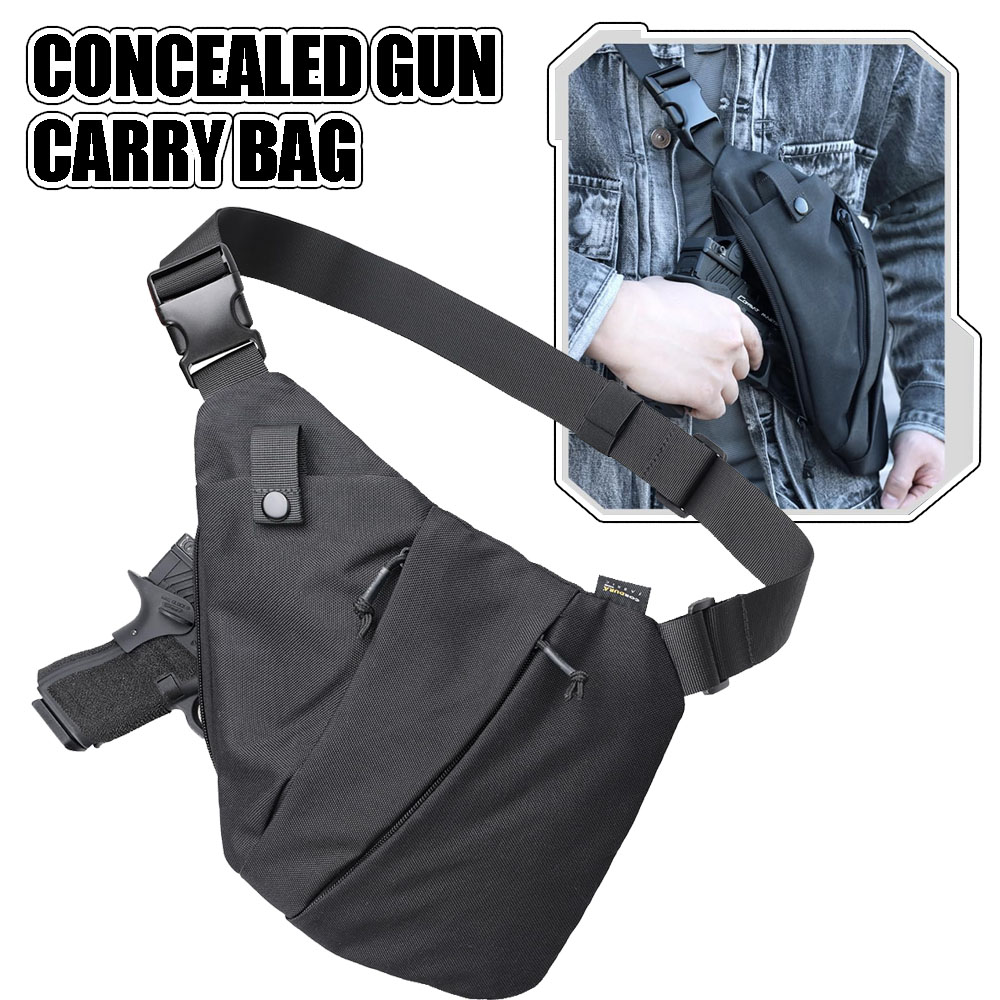 Tactical Concealed Gun Carry B - Edc Concealed Carry Sling Bag recension och pris