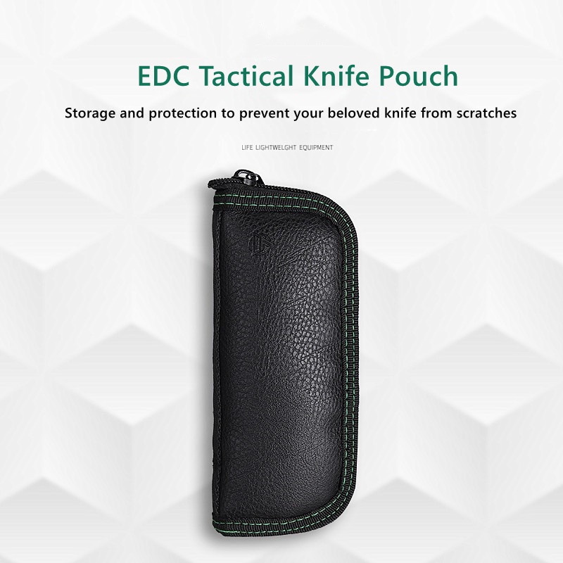 Folding knife, leather bag, kn - Edc Everyday Carry Knives recension och pris
