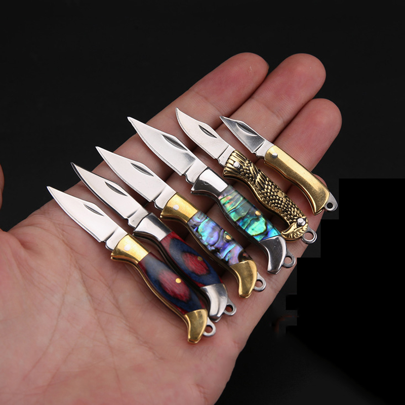 MINI Shell Brass Folding Knife - Edc Carry Knife recension och pris