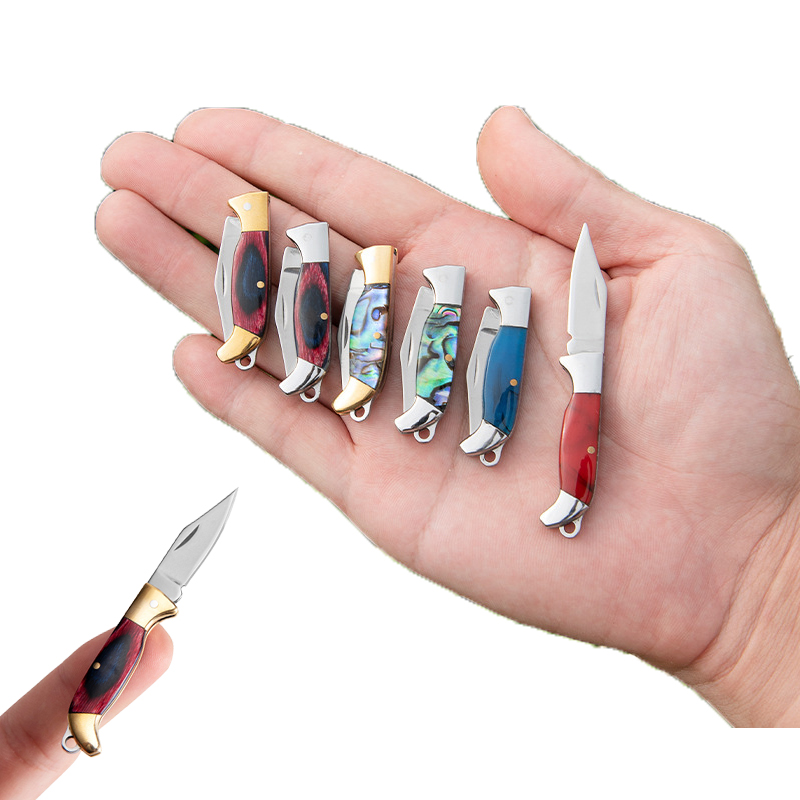 MINI Shell Brass Folding Knife - Edc Carry Knife recension och pris