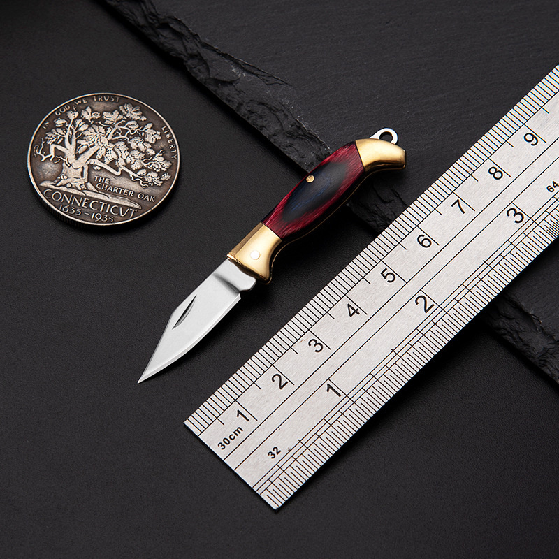 MINI Shell Brass Folding Knife - Edc Carry Knife recension och pris