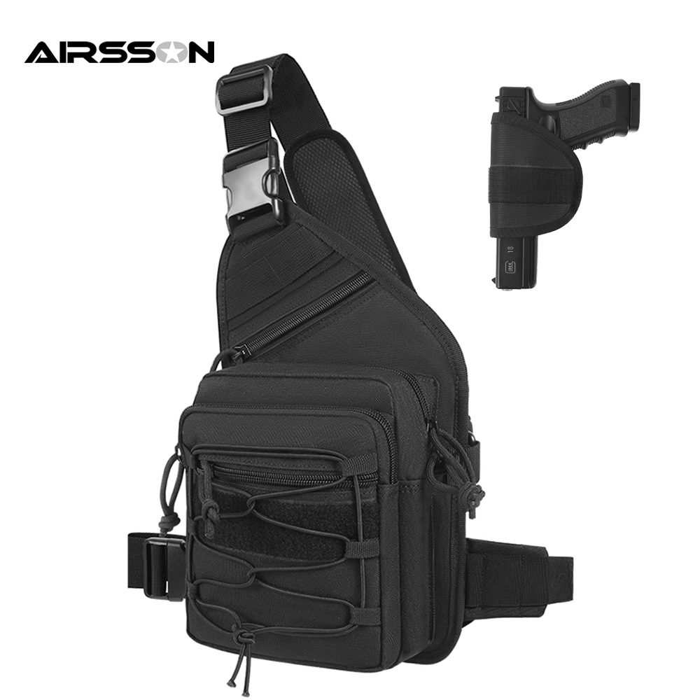 Outdoor Gun Holster Bag Concea - Edc Concealed Carry Sling Bag recension och pris