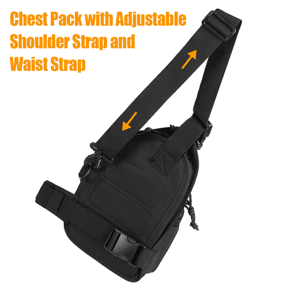 Tactical Gun Bag EDC Shoulder  - Edc Concealed Carry Sling Bag recension och pris