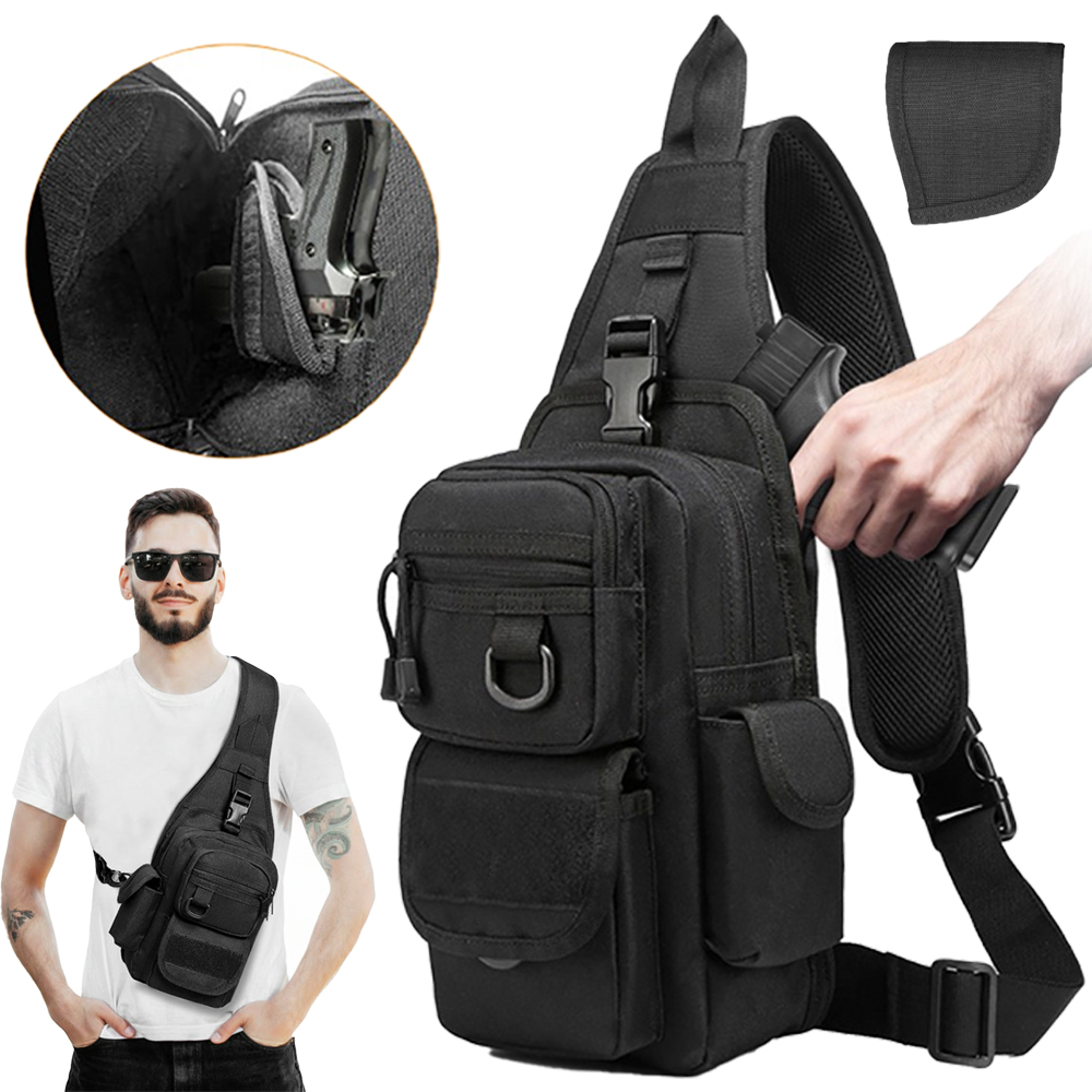 Tactical Pistol Bag Concealed  - Edc Concealed Carry Sling Bag recension och pris