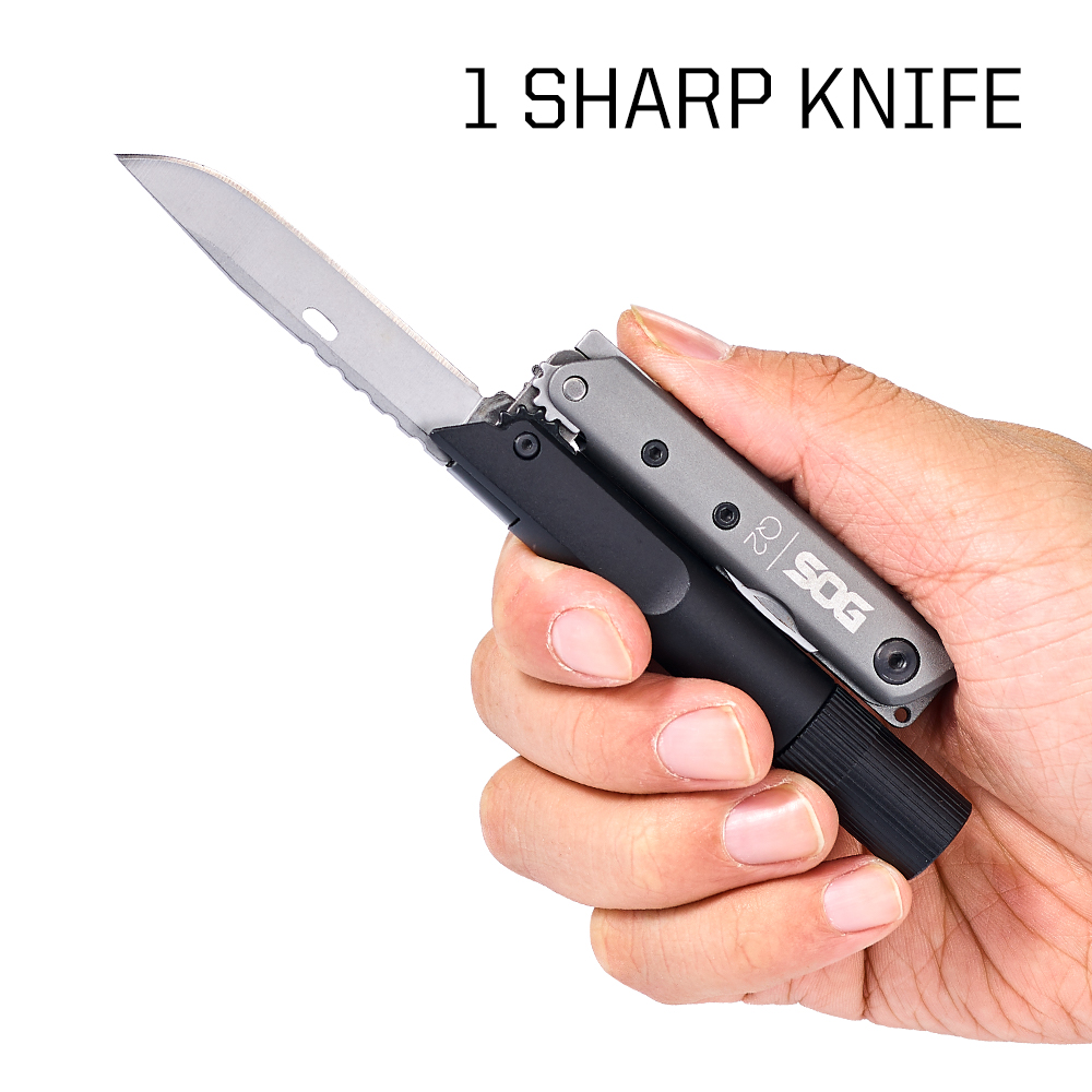 SOG BATON Q2 4 in 1 Multi-Tool - Edc Carry Knife recension och pris